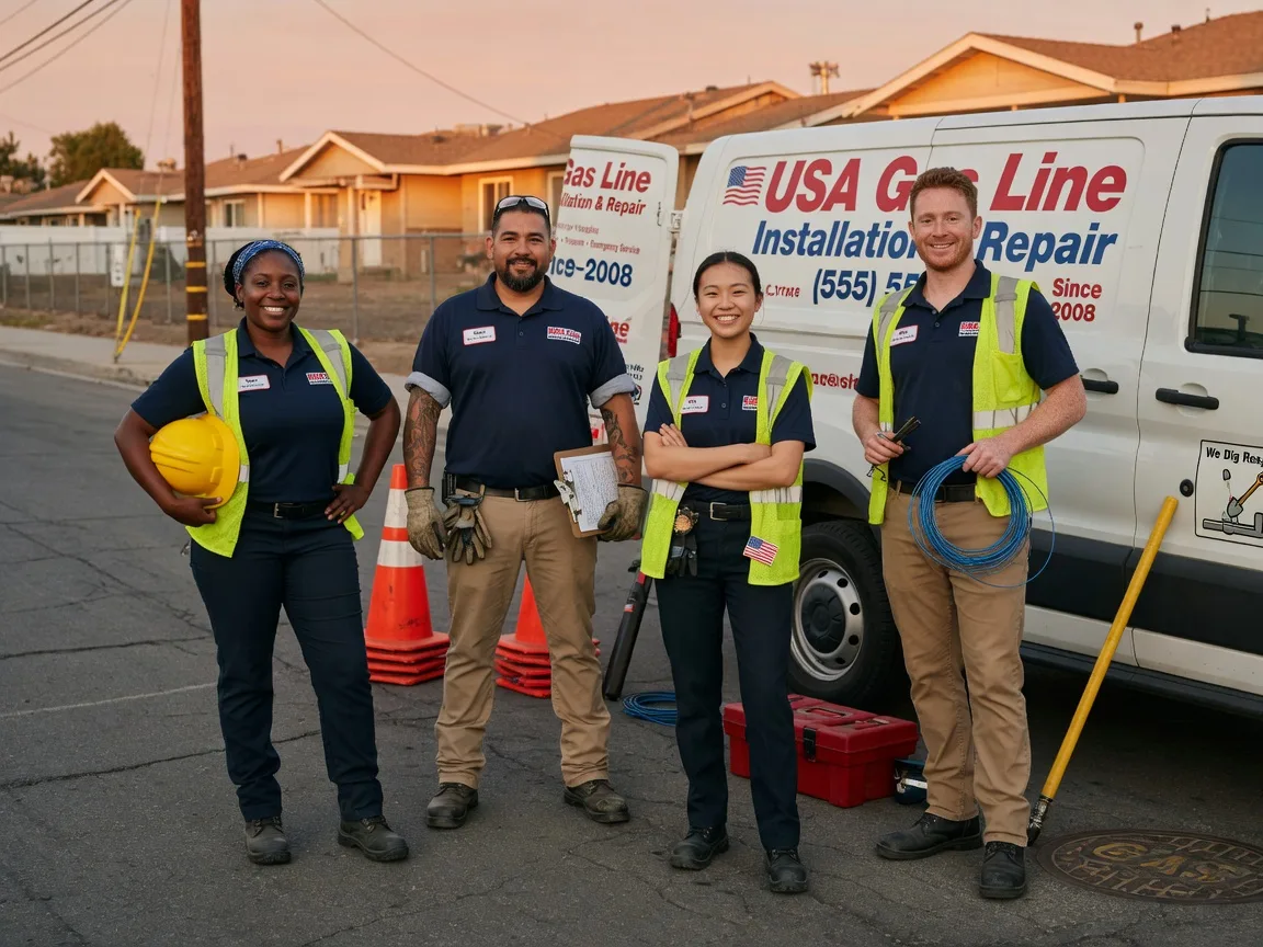Gas Line Installation company in Jersey, AR